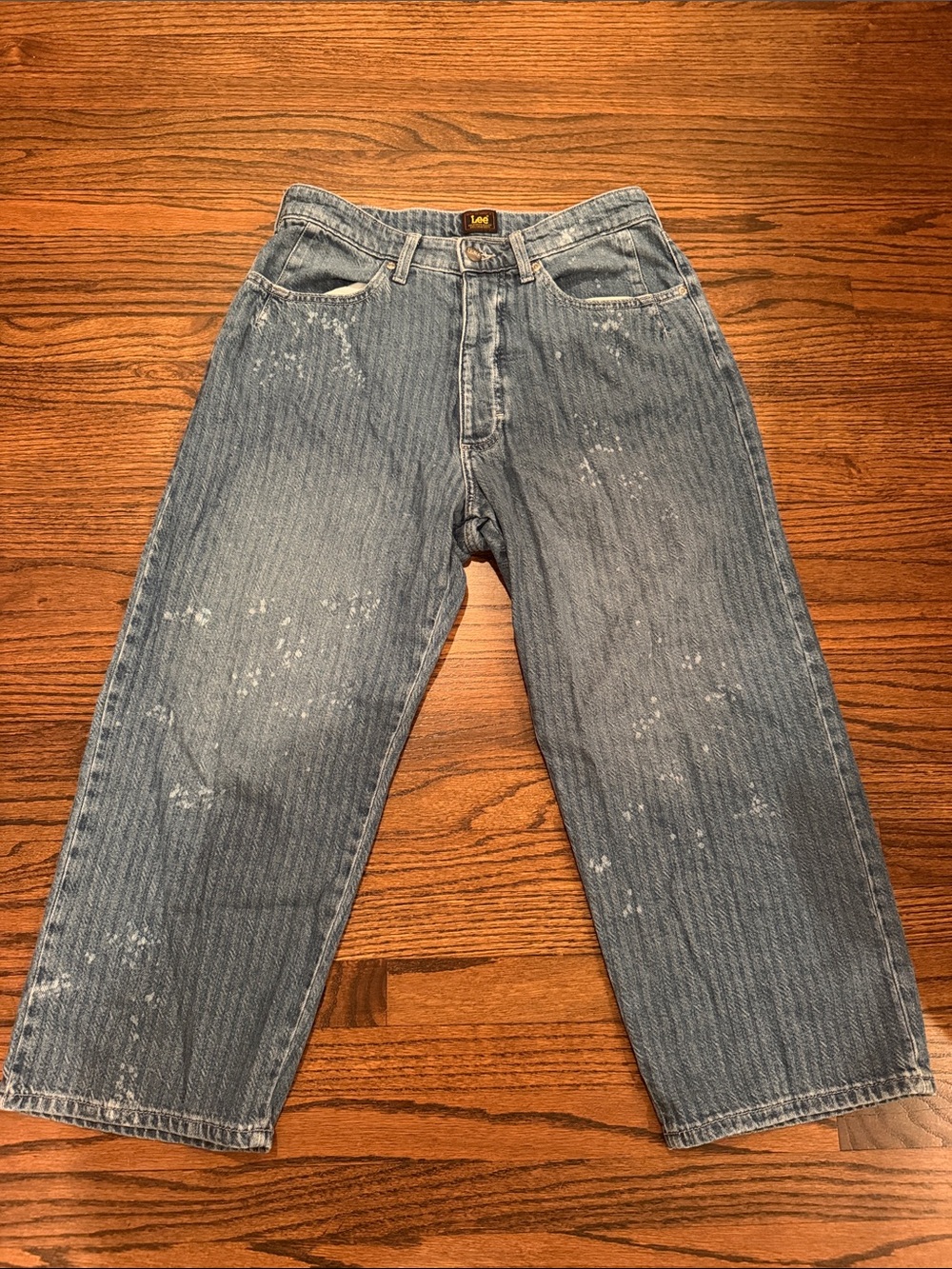 Lee Relaxed Fit Light Blue Washed Denim Jeans